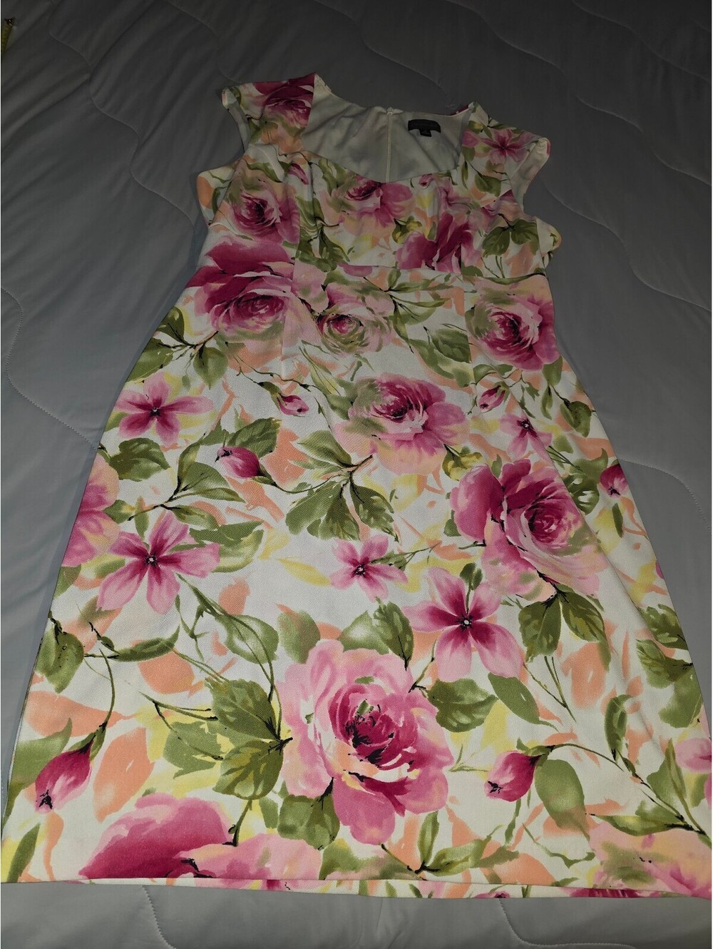CONNECTED APPAREL ROMANTIC ROSES SPECIAL OCCASION WEDDING SHEATH DRESS 16